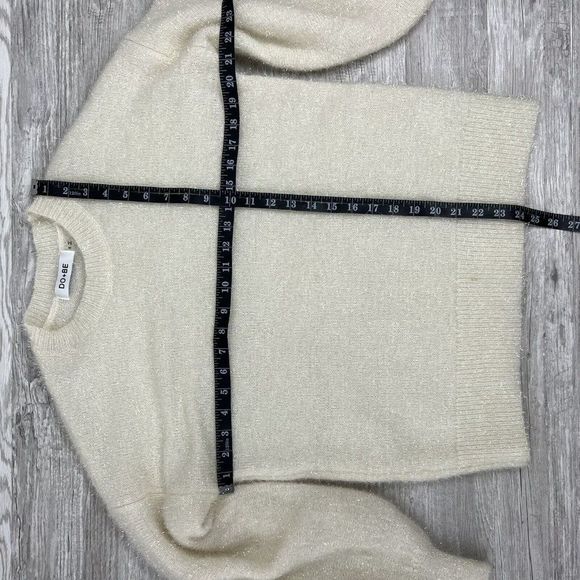 Do + Be Sparkle Balloon Sleeve Sweater Size S - Picture 10 of 11